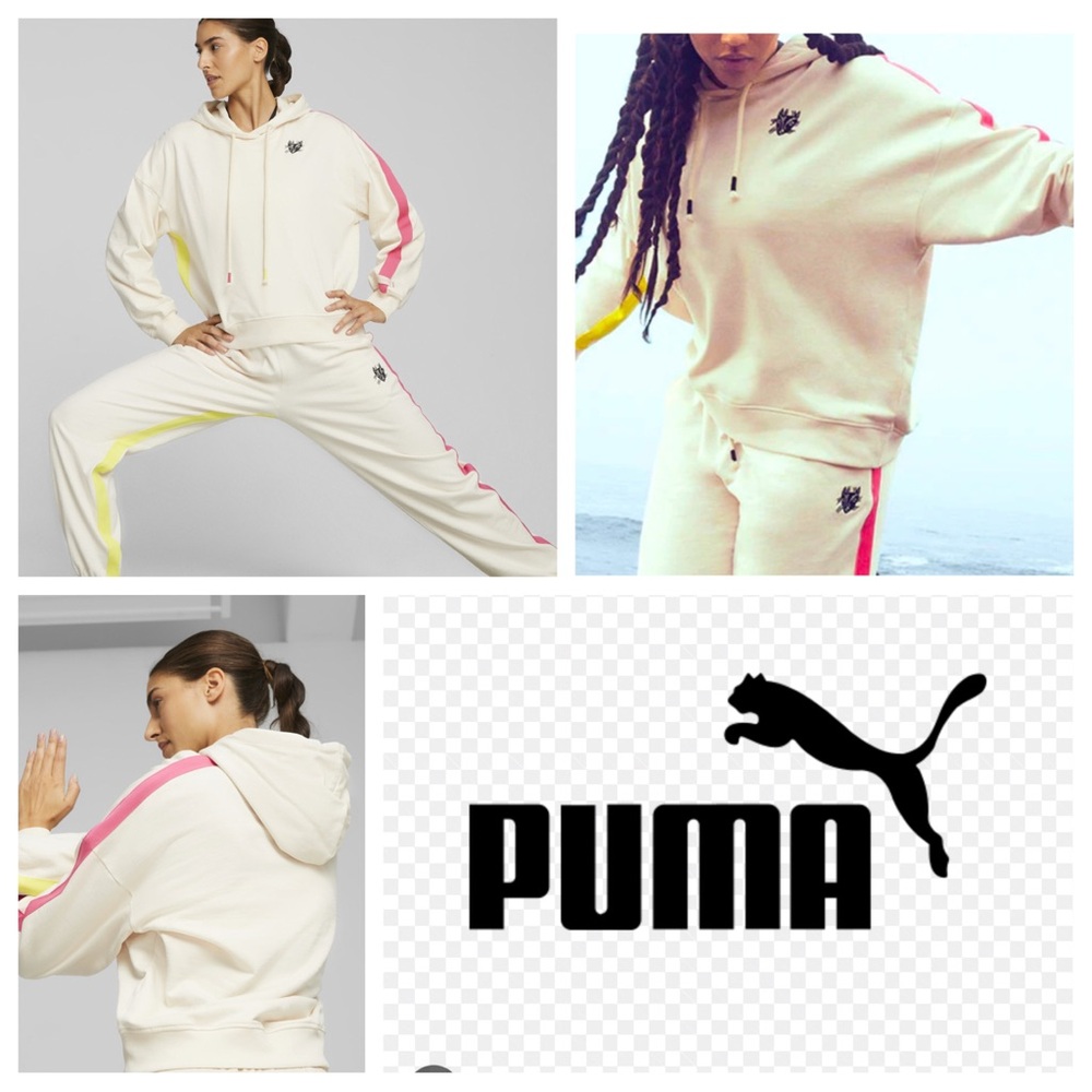 NWT Puma Lemlem Oversized Fleece Hoodie Sz: S